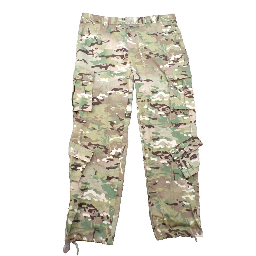 Tactical Mens Cargo Pants Size 38 Reg Multi Cam Ripstop Military EUC